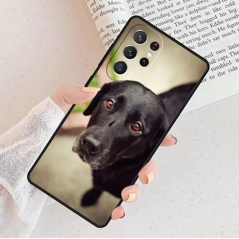 Custodia per Telefono Cane Labrador Nero Per Samsung Galaxy S25 S23 S30 S8 S21 S20 FE S24 S22 Note 10 20 Plus lite Ultra