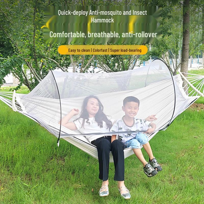 Outdoor Canvas Mosquito Net Hammock