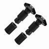 22mm 7/8inch Motorcycle Handlebar End Slider Plug   for Racing ATV Offroad Black