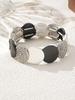 Color Matching Irregular Round Elastic Bracelet Christmas Party Wearer Bracelet