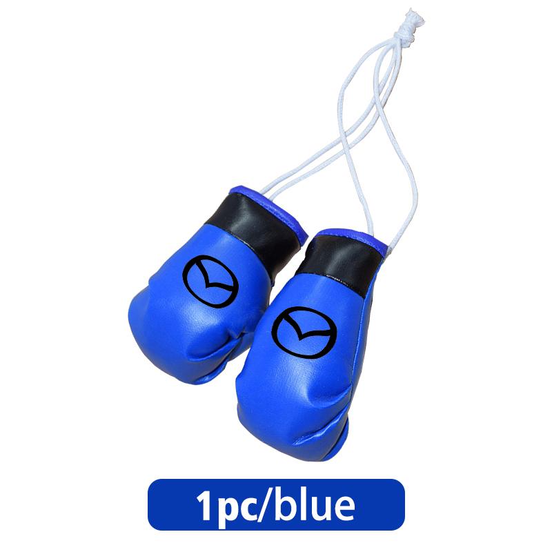 For Mazda Car Boxing Gloves Rearview Mirror Pendant Hanging Pendant Souvenir Accessories CX9 MX5 RX8 Axela Demio Atenza MS GJI