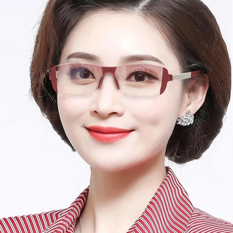 Progressive Bifocal Lesebriller Kvinner Menn Vintage Retro Blått Lys Blokkering Presbyopi Unisex Trendy Near Far Eyewear