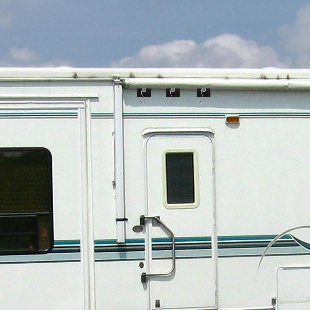 Rv Awning Hooks for Piping Rail Heavy Duty Canopy Light Clips Camper Awning Hangers for Outdoor Camping Parties and Rv Accessories