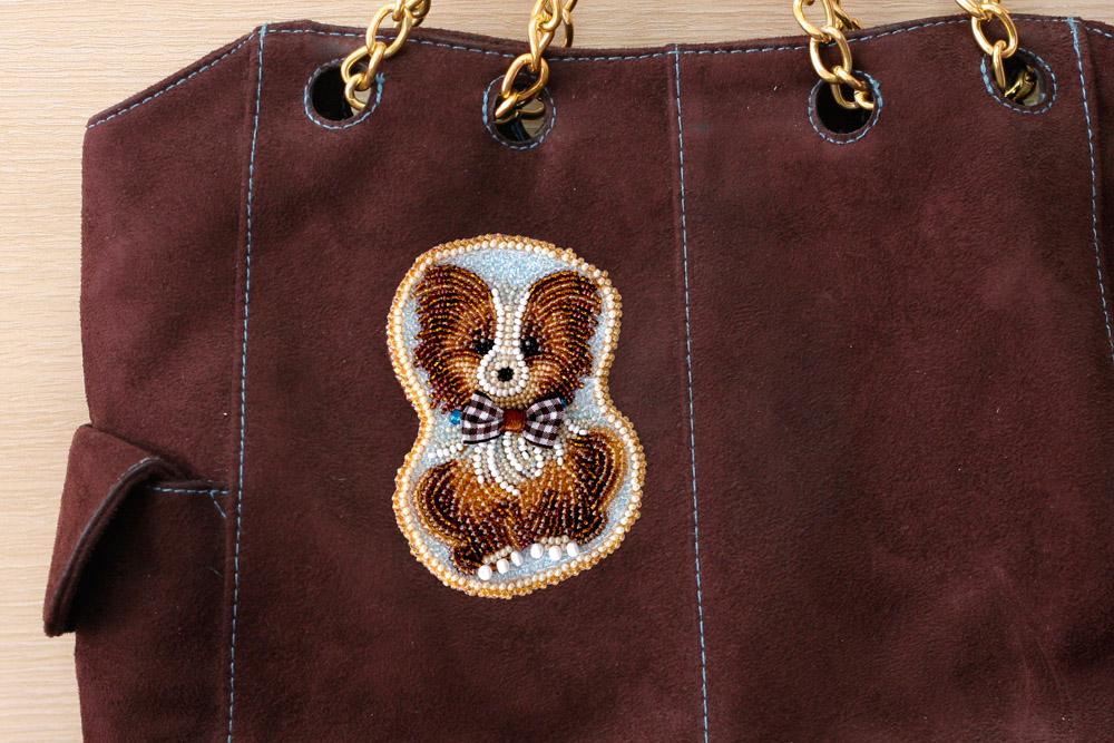 Sett for perlebroderidekorasjoner på naturlig kunstlerret Abris Art Pattern Canvas Animals