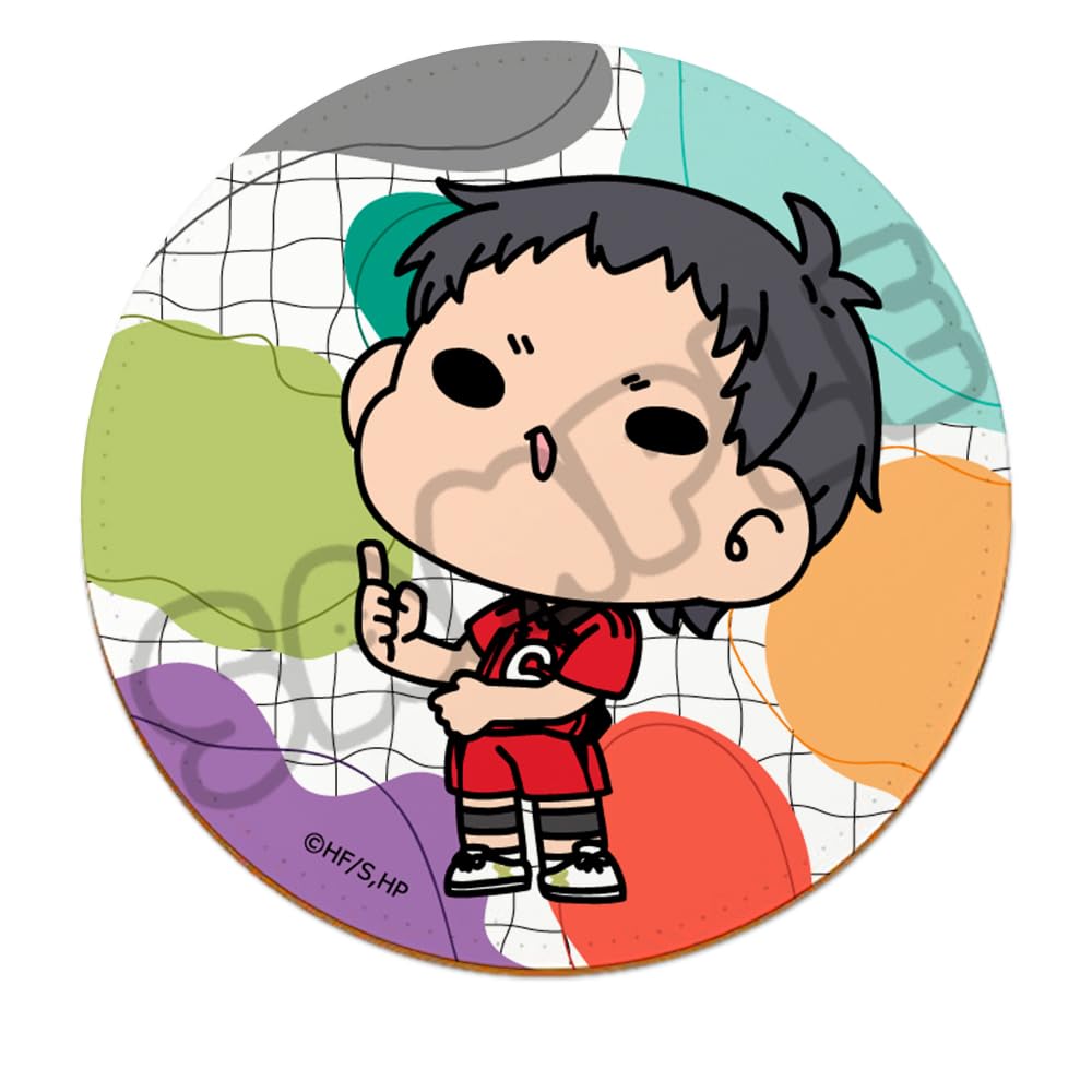 7th Edition Leather Coaster M OD "Haikyu!!" [Shohei Fukunaga] Everyone's Mochocho!