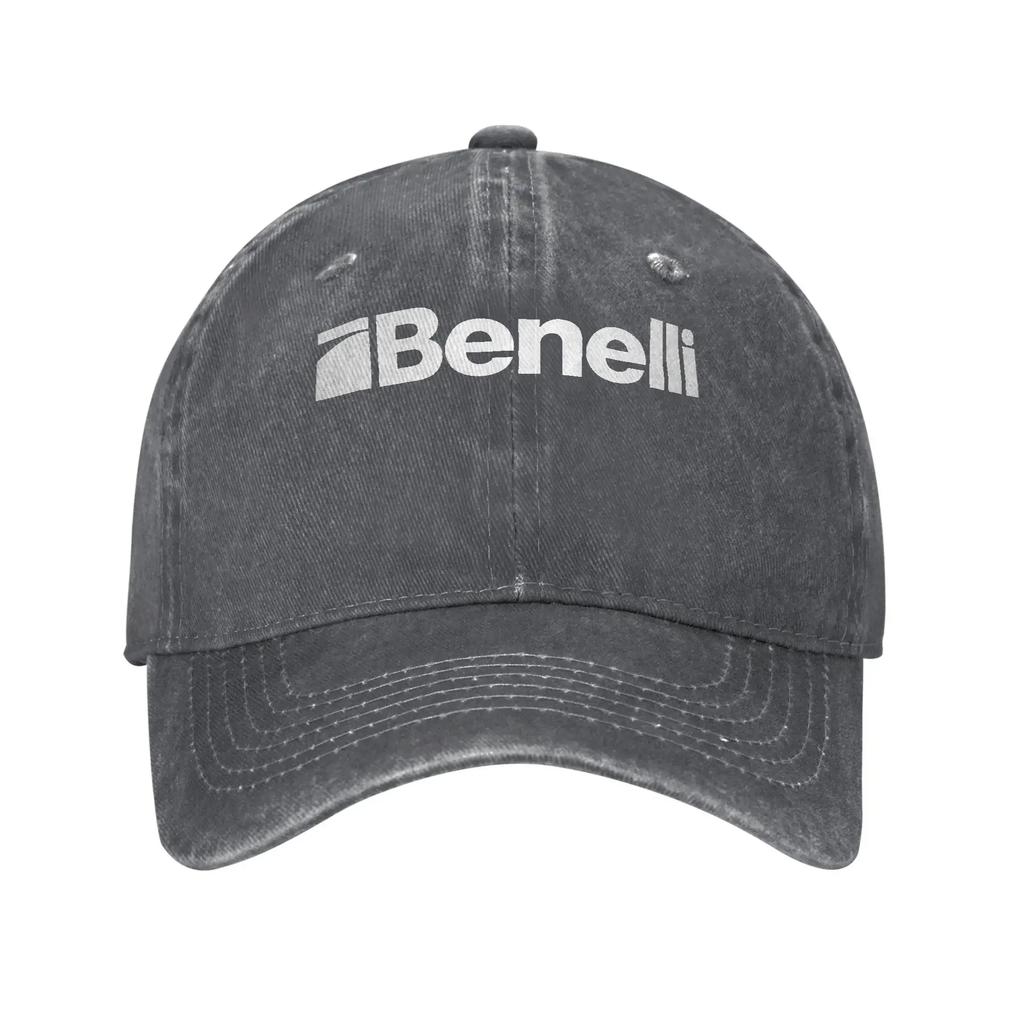 Benellis Motor Baseball Caps Fashion Distressed Denim Racing Headwear for Men Women Outdoor Activities Gift Caps Hat