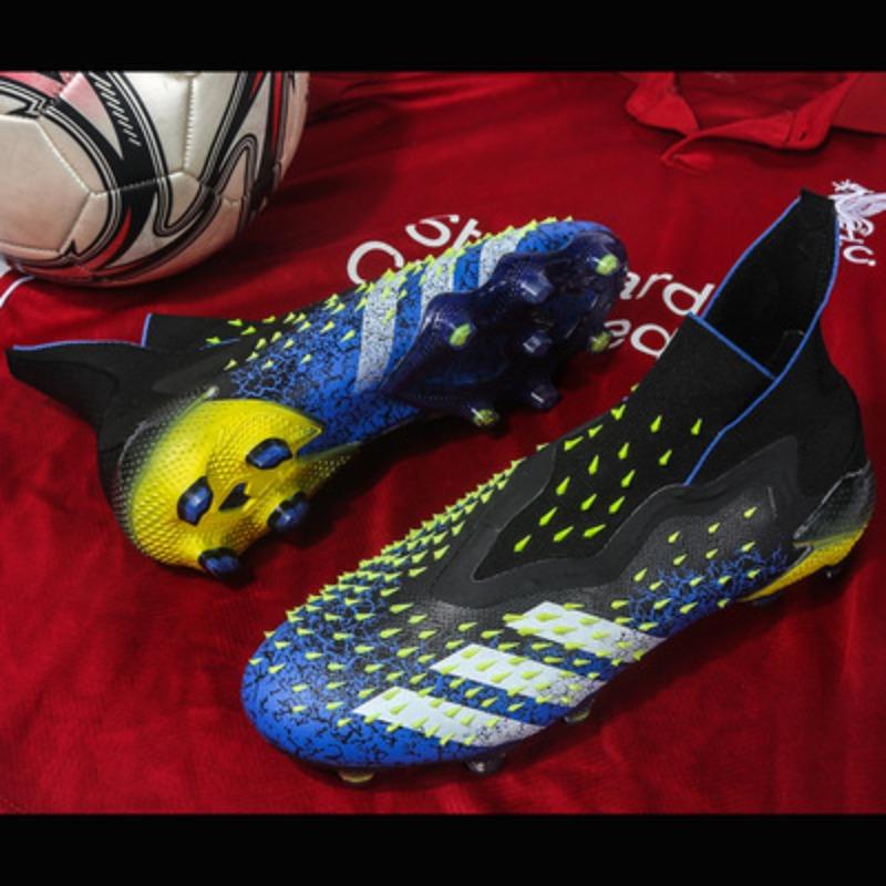 High-Top Football Shoes Fg Nails Artificial Turf Boys And Girls Teenagers Students Competition Training Sports Shoes