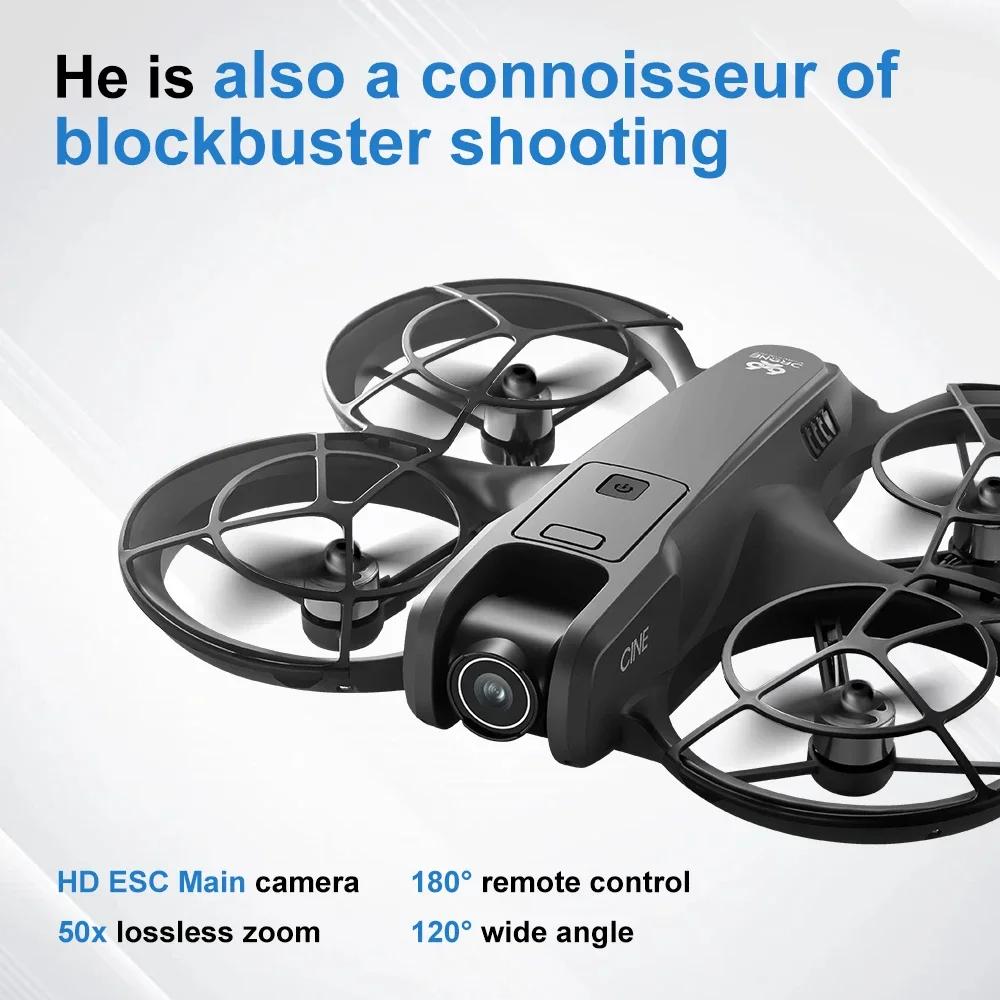 V666 Dron 4K Profesionální 180° ESC HD Kamera Letecký FPV Bezkartáčový Vyhýbání se překážkám s Obrazovkou Dálkové ovládání Skládací RC Dron Hračka Dárek