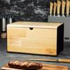 KLAUSBERG KB-7386 Double-Sided Bread Bin - Black