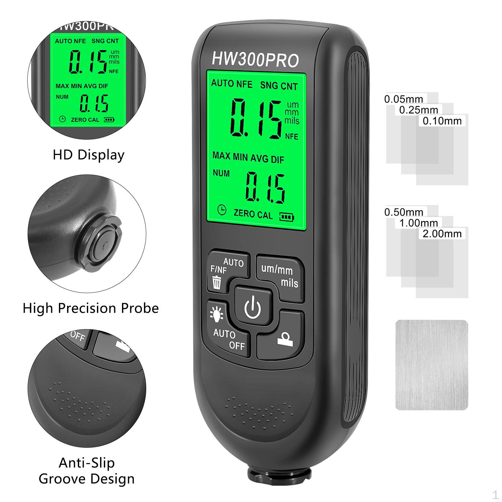 Thickness Professional High Precision 0~2000Um Depth Meter