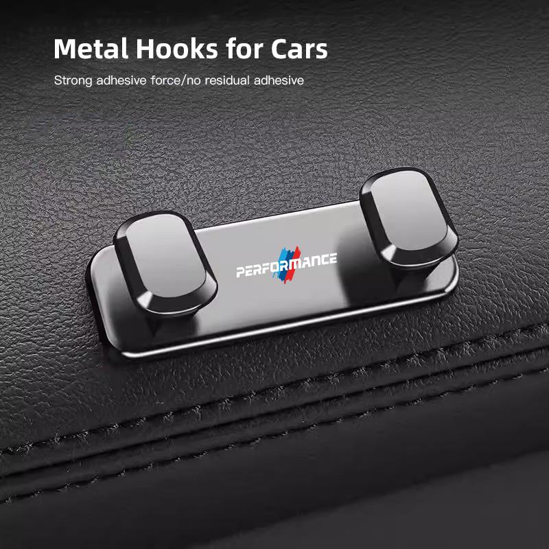 Zinc alloy Car Hook Randomly Pasted Storage Bracket Sticker For BMW X1 X3 X4 X5 E46 E90 F20 E60 E39 F10 M1 M2 M3 M5 M6 E87 M E36 TC9