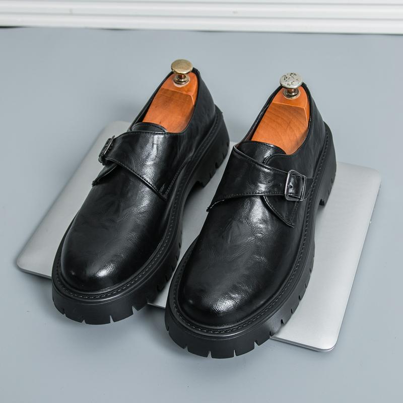 Men's Loafers Luxury Brand Leather Dress Shoes Breathable Slip-On Solid Formal Casual Shoes Handmade Designer Men Shoes Mocassin