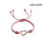 Pink Couple Bracelet Handmade Chain Bracelet Fashion Braided Hand Rope  Bestie Friendship Jewelry