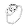 Silver Ring with Cubic Zirconia, Product Weight 2.23 G (2160359)