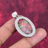 Rose Dahlia Copper turquoise Jewelry, 925 Solid Sterling Silver Pendant Handmade Gemstone Jewelry, Gifts For Wife Brand New Pendant