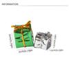 Pretend Play Simulation Xmas Gift Box Photographic Prop 2pcs Mini Christmas Gifts  Girls