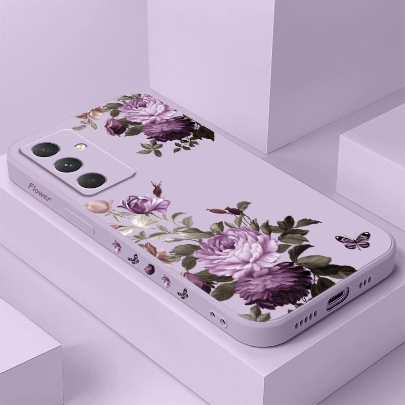Peony Blossoms Phone Case For Samsung Galaxy A17 A56 A55 A35 A25 A15 A16 A06 A05 A05S A54 A34 A24 A14 A04 A04S A04E 4G 5G Cover