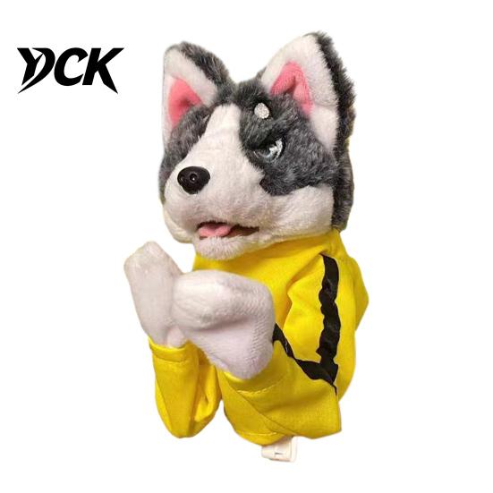 Durable Scratching Toys for Dogs Boxing Husky Hand Puppet, Animal Fighting Glove Toy with Sound Daily Pet Interaction Effects, Puppets