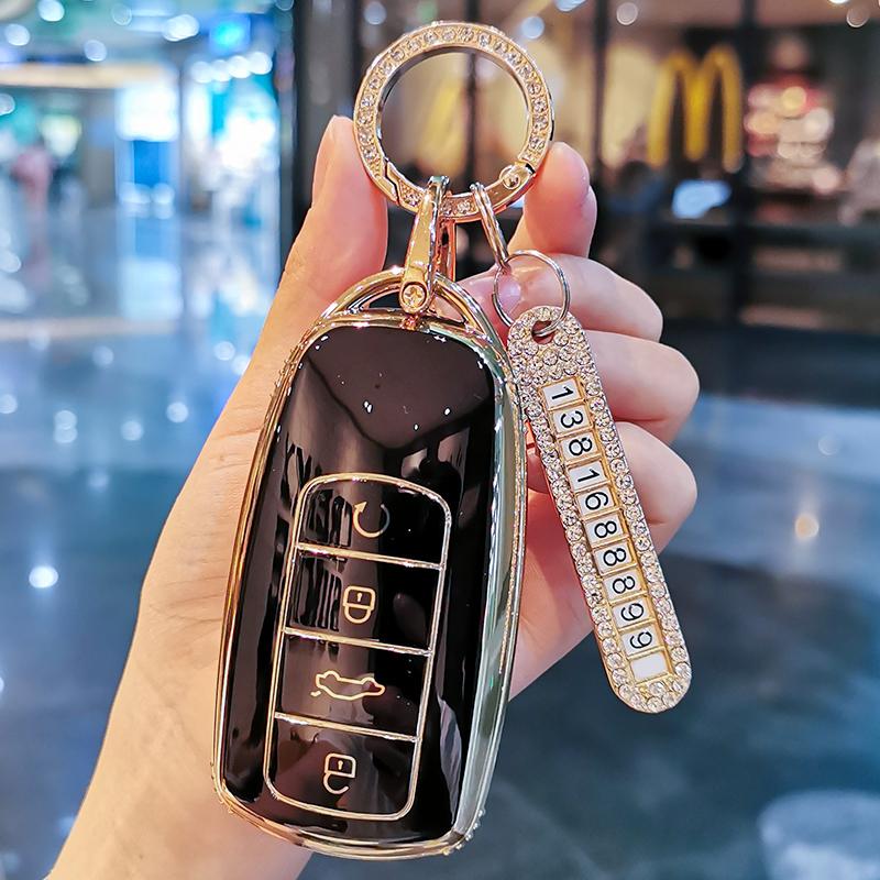 New TPU Car Remote Key Case Cover Protect Shell Bag For Chery Tiggo 8 Pro Tiggo 7 Pro PLUS 2021 Arrizo 5 4 Buttons Accessories
