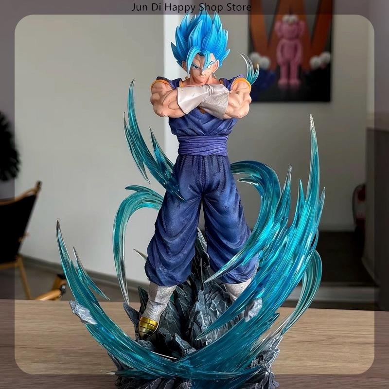 33cm Dragon Ball Vegetto Super Saiyan Blue Stehend Anime Figur Modell Statue Jungen Sammlung Desktop Dekoration Ornament Spielzeug