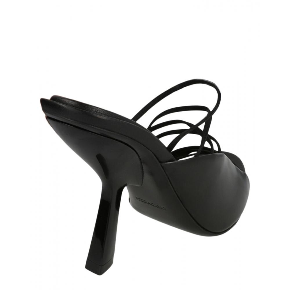 Salvatore Ferragamo Altaire Strappy Sandals Black