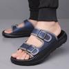 Men's Slippers 2025 Summer Breathable Outdoor Beach Sandals Non Slip Flip Flops New Flat Slippers High Quality Men's Shoes