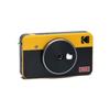 KODAK Mini Shot Combo 2 Retro C210R - 5.3x8.6 Cm Instant Camera - 8 Included - 1.7 Inch LCD - Bluetooth - Yellow &; Black