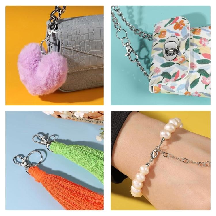 Handmade Keychain Part Keychain Clip Great for DIY Jewelry Making and Crafts