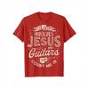 If It Involves Jesus And Guitars Guitarist Christian Music T-Shirt