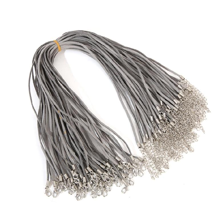 Soft Suedes Rope Lobster Clasp String Cord for Pendant Necklace Jewelry Making