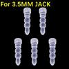 Transparent DIY Anti Dust Charge Port Dust Plugs for IOS 3.5MM Jack Type C Plug Cellphone USB Cover Cap For iPhone 17 16/Samsung