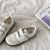 Uncle Xi niche Velcro German training little white shoes women's versatile chic soft sole ugly cute board shoes casual sports Forrest Gump shoes