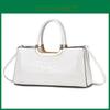Stone Pattern Tote Bag For Women With Pu Material And Inner Pockets For Daily Use