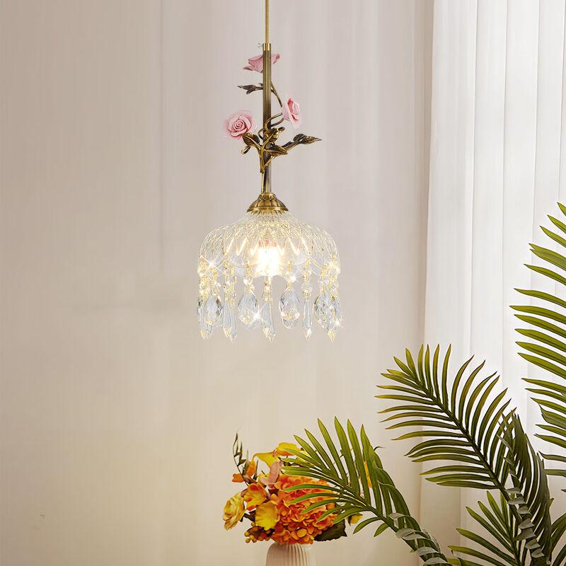 OEING Bedroom Bedside Flower Pendant Light