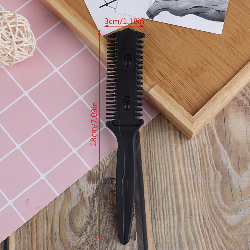 Barber Hair Comb Scissor Tools Bangs Brush Hairdressing Trimmers Thinning