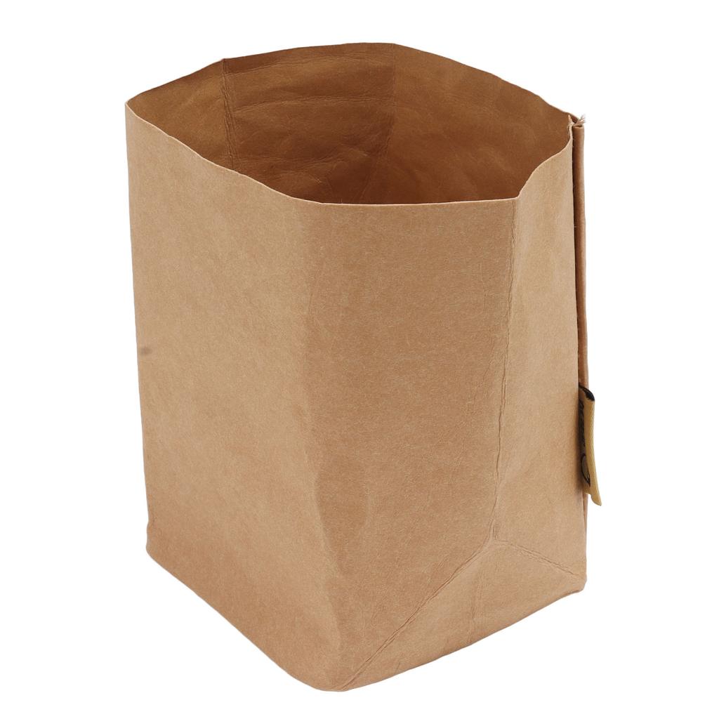 Washed Kraft Paper Bag Waterproof Flowerpot Food Storage Bag for Holding Food Fruits Vegetables