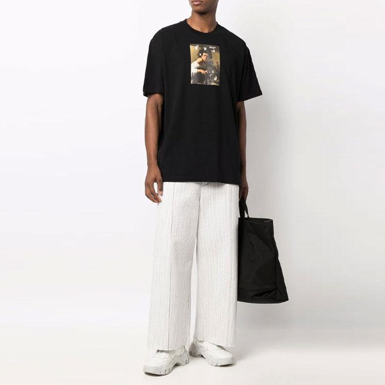 OFF WHITE FW21 T Shirt Men's Black OMAA038F21JER0051084