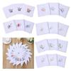 Lightweight Handkerchief Washable Chest Towel Embroidery Flower Hankie Pocket Square 28x28cm for Girl Traveling Shopping