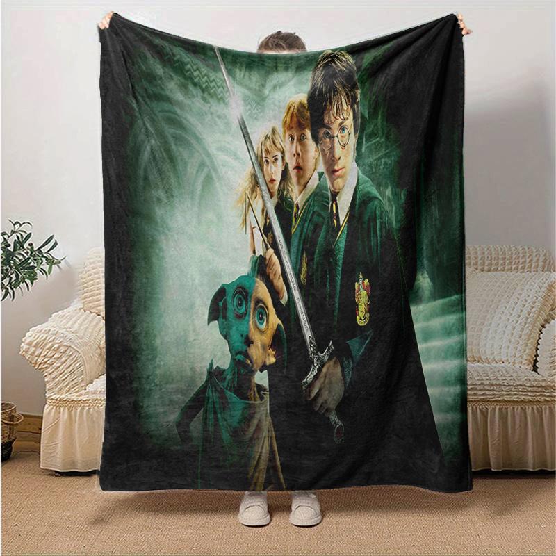 Harry Potter and the Goblet of Fire Movie Poster PrintPrint Blanket, Soft Blanket For Sofa Office Bed And Travelling Daughter Birthday Gift