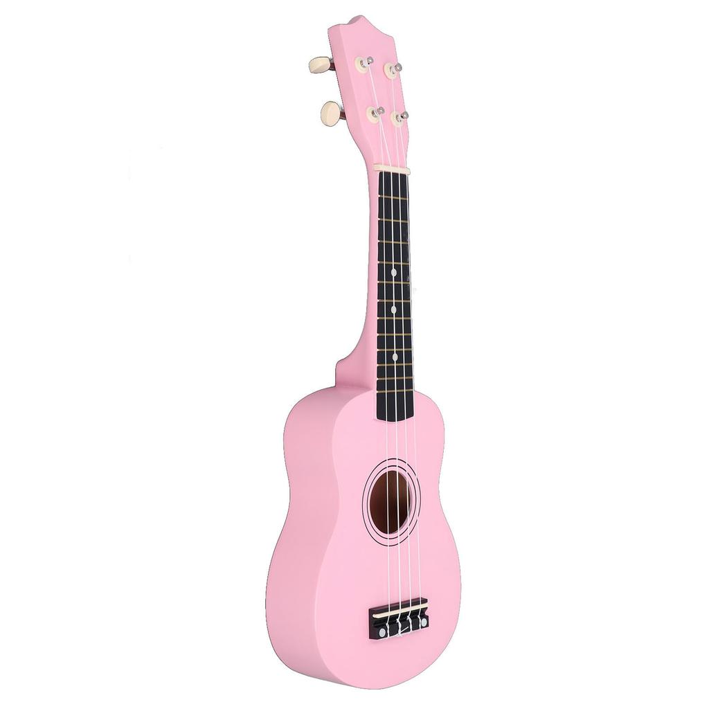 Kids Toy Ukulele Guitar Wooden Kids Toy Guitar 4 Strings Small Guitar Portable Lightweight Kids