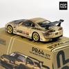 POPRACE 1:64 TOP SECRET GT300 SUPRA Chrome Gold Alloy Car Model 277