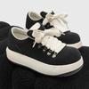 Ugly Cute Q Version Male Trend Niche High-top Shoes Retro Japanese Platform Tooling Denim Martin Boots Z208