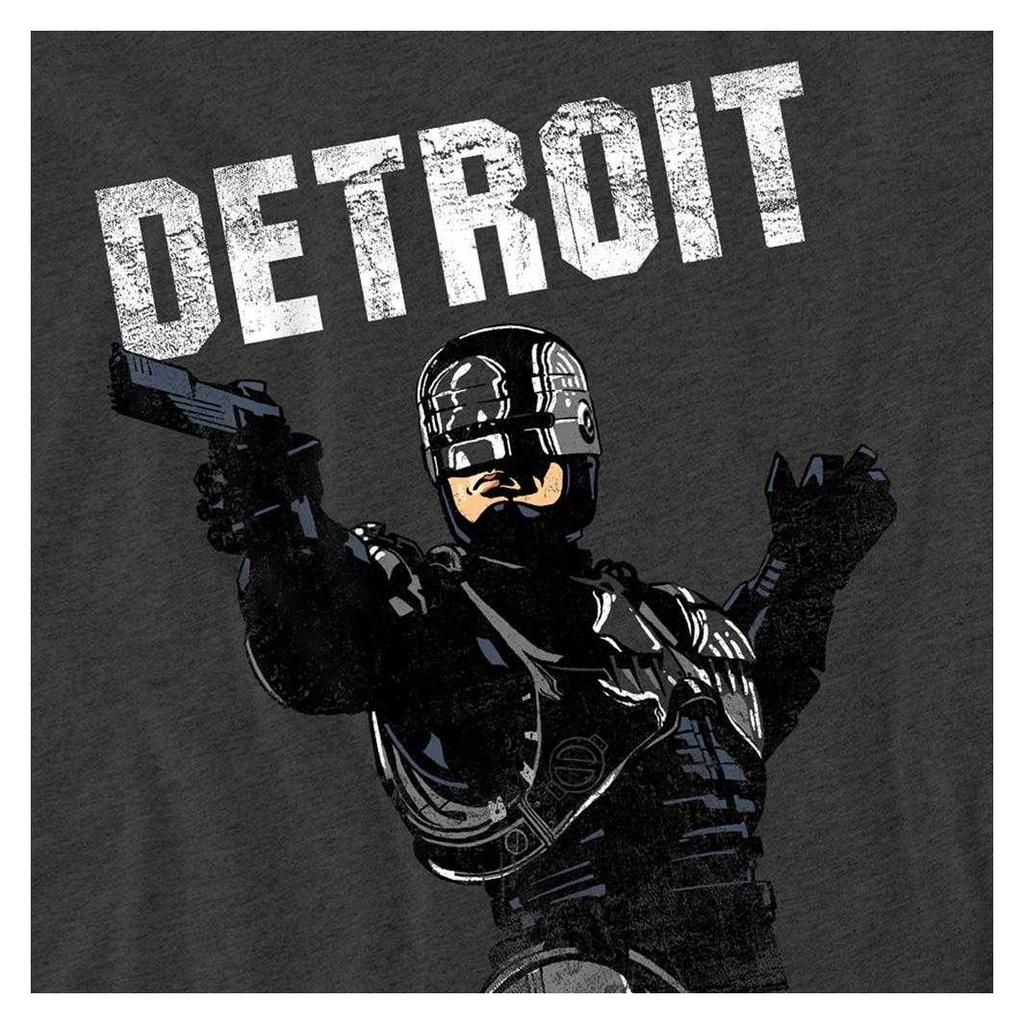 Robocop Unisex Adult Detroit Heather T-Shirt