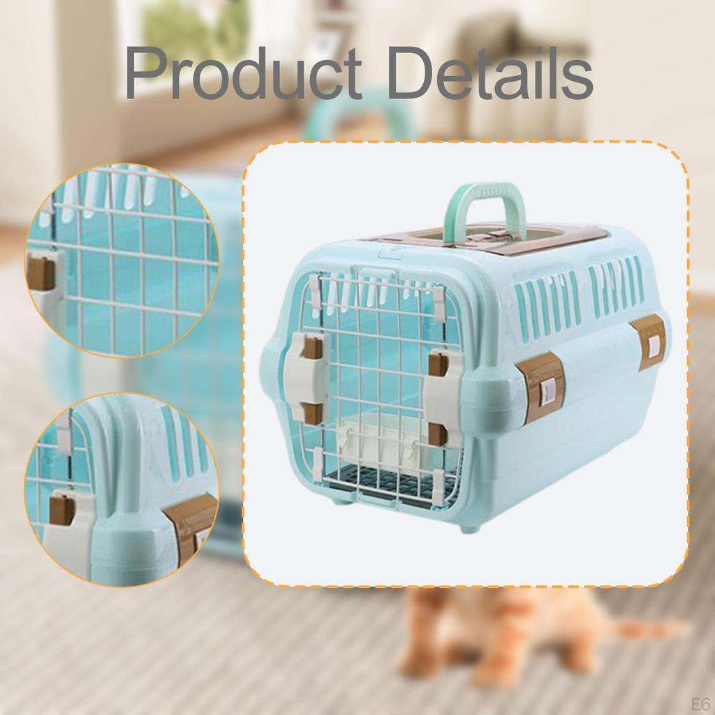 Cat Carrier Cage Comfort Multifunction Ventilation Pet Supplies Breathable Dog Crate Carrying Case