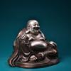Antique Copperware Collection White Copper Maitreya Ornament Home Decoration Craft Big Belly Bag Buddha Opening Gi
