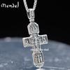 Mens Greek Orthodox Jesus Crucifix Cross Pendant Necklace Stainless Steel Gift
