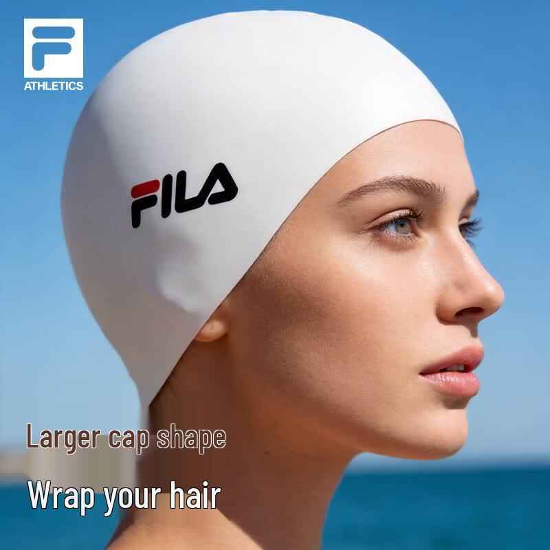 FILA Унисекс Профессиональная Водонепроницаемая Шапочка для плавания XS