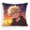 Federa Cuscino Personaggio Anime Cartone Animato Katsuki Bakugo Divano Soggiorno Camera da Letto Testiera Schienale Cuscino Cuscino Quadrato Ora del Sonnellino