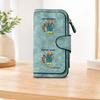 Comfort Colors Fishing Bear Long Zipper Wallet, Large Capacity Card Holder, Unisex Clutch Bag, Fashionable Zipper Coin Purse, Suitable for Daily Use,