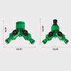 2 Way Garden Water Pipe Connectors Pipe Adapter Y Shape Hose Splitter Valve Three Way Plastic Valve With Switch